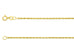 9ct Gold Rope Chain (1.2mm)