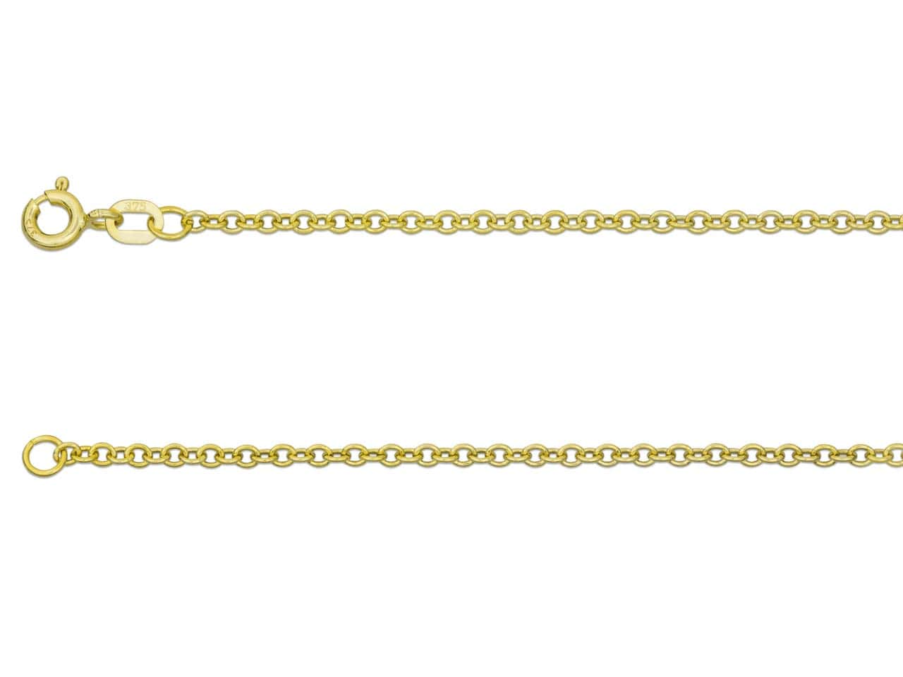 9ct Gold Trace Chain(2.0mm)