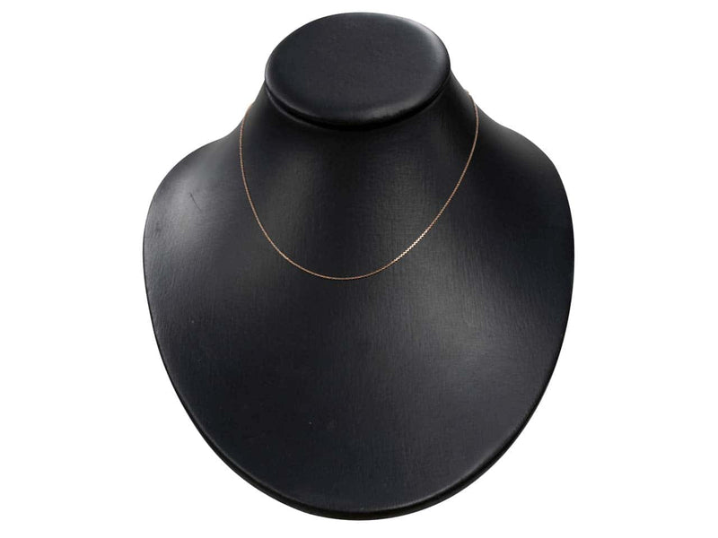 9ct Rose Gold Round Belcher Chain (0.8mm)