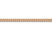9ct Rose Gold Curb Chain (1.3mm)