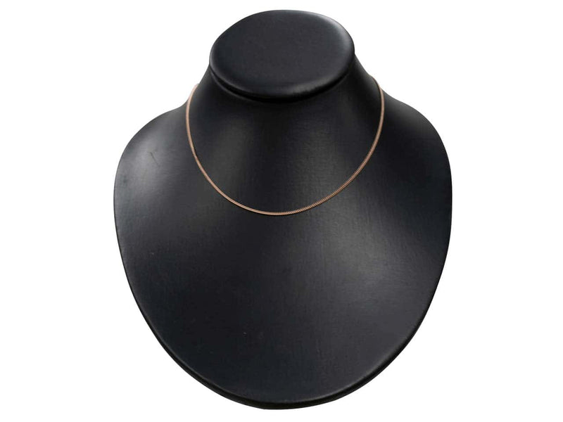 9ct Rose Gold Curb Chain (1.3mm)