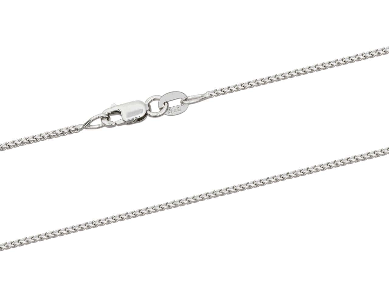 9ct White Gold Franco Chain (1.1mm)