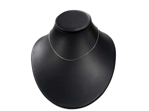 9ct White Gold Franco Chain (1.1mm)