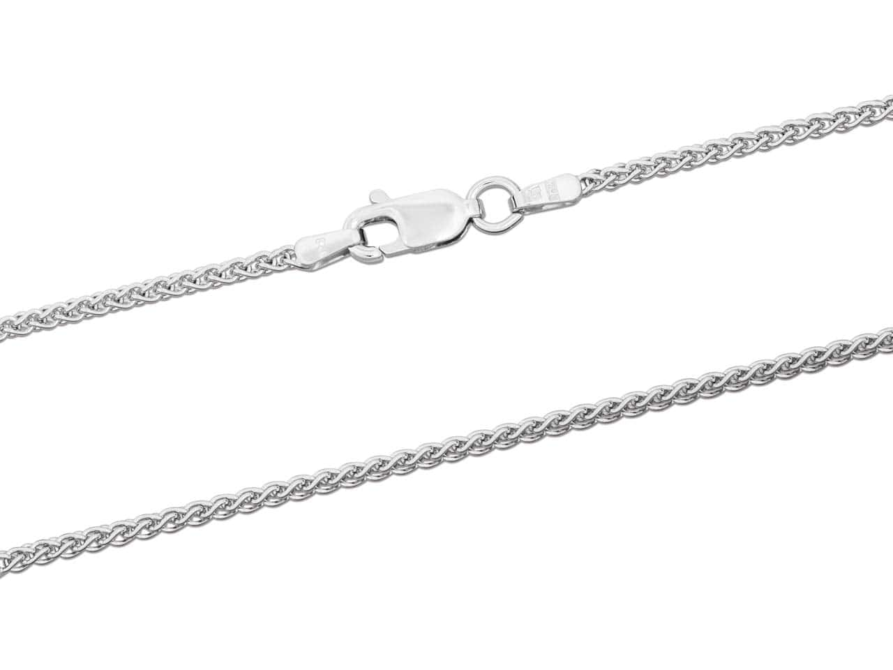 9ct White Gold Spiga Chain (1.5mm)