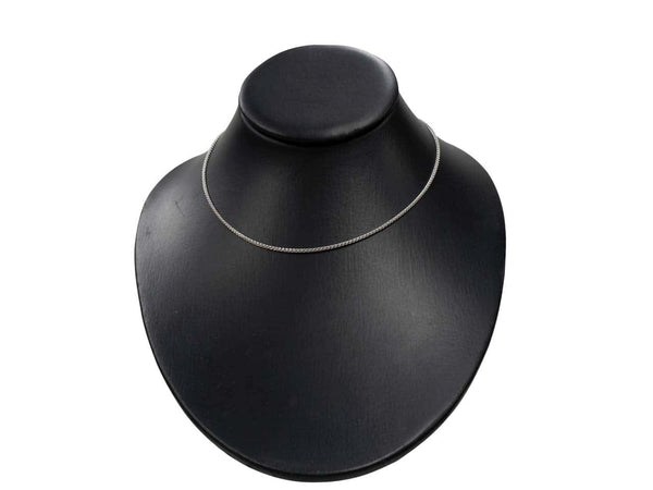 9ct White Gold Spiga Chain (1.5mm)