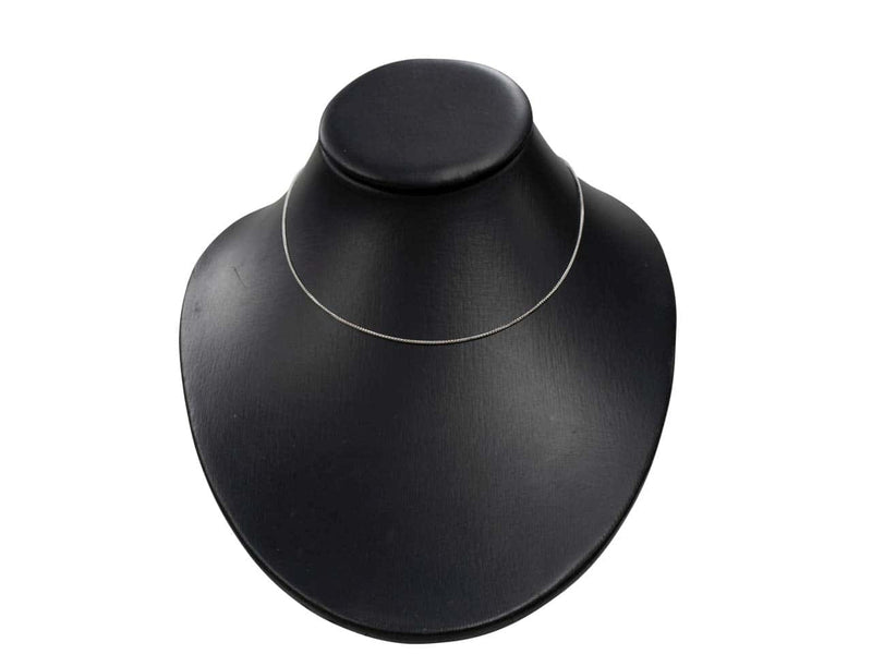 9ct White Gold Spiga Chain (1.0mm)