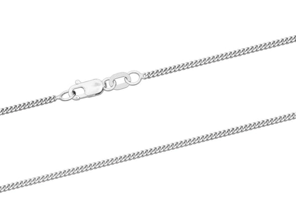 9ct Gold Diamond Cut Curb Chain (1.2mm)