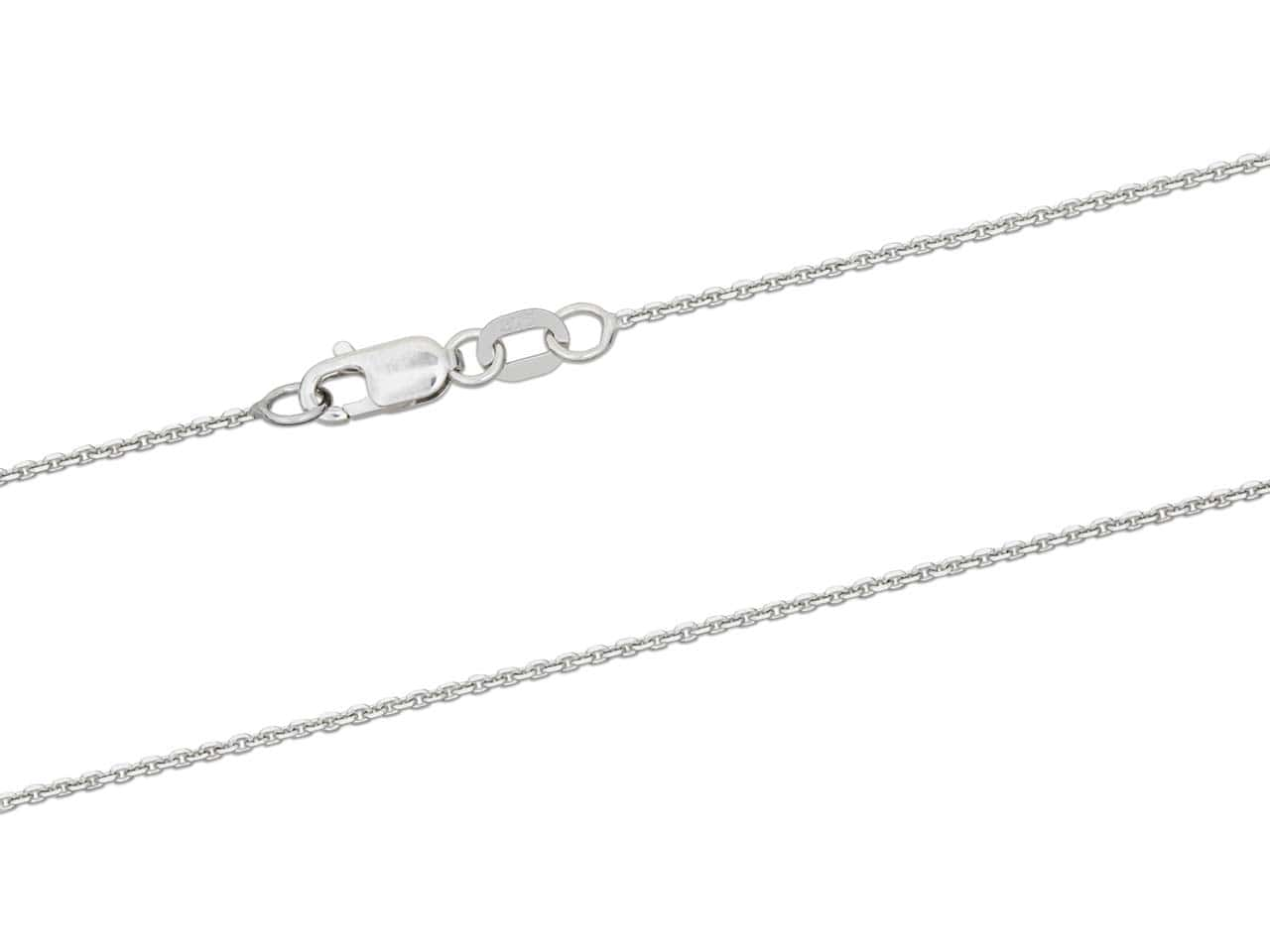 9ct White Gold Belcher Chain (0.8mm)