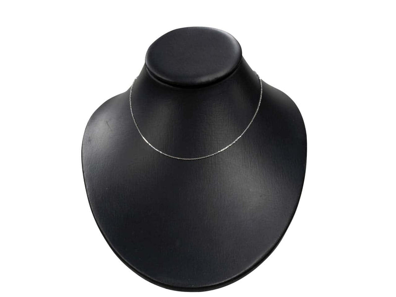 9ct White Gold Belcher Chain (0.8mm)