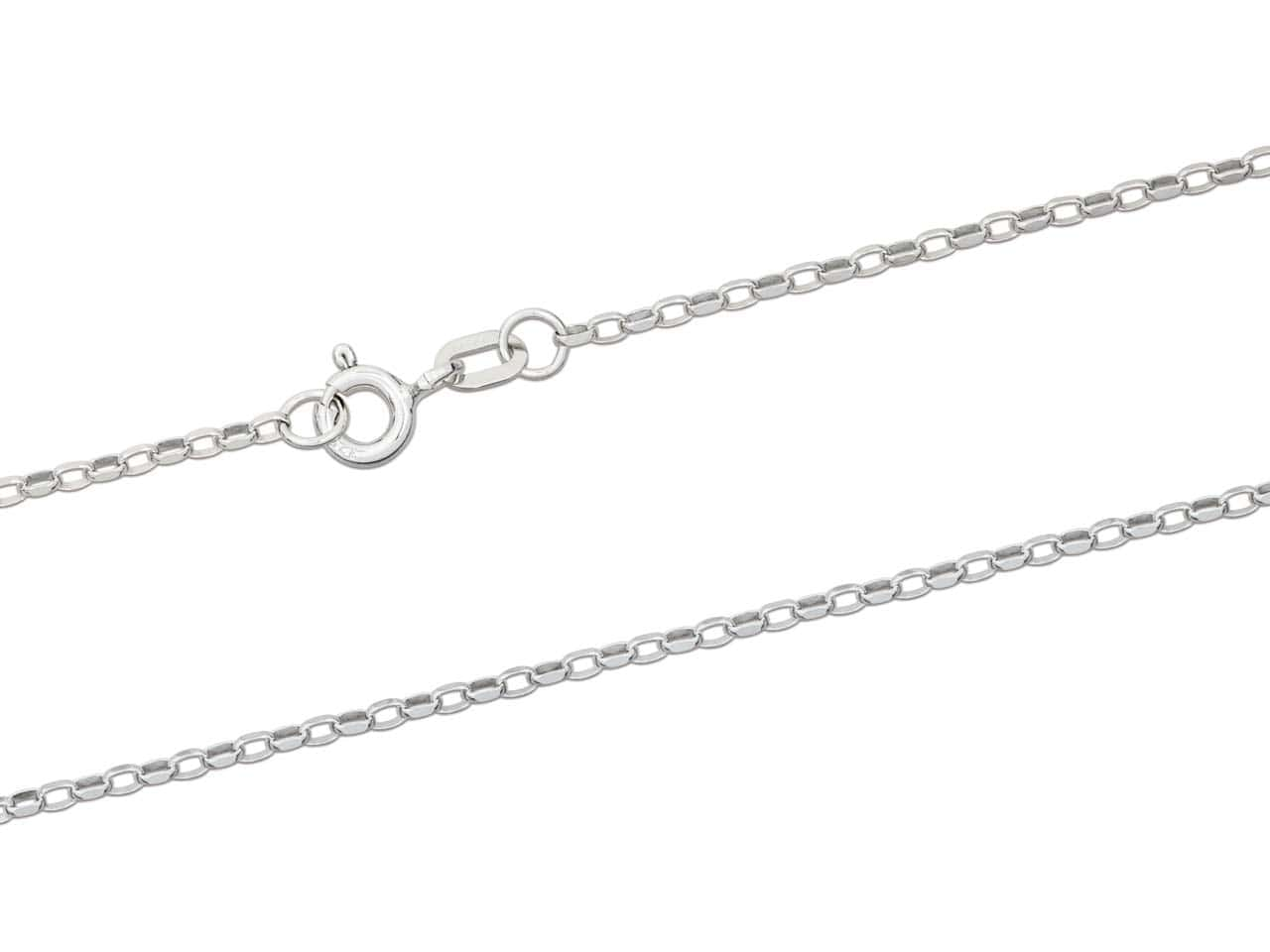 9ct White Gold Belcher Chain (1.7mm)