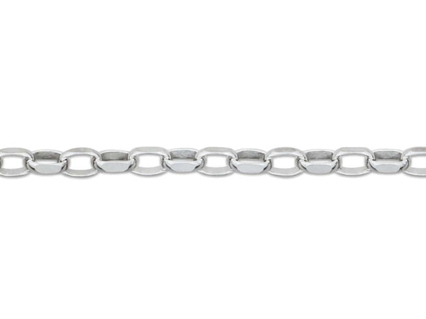 9ct White Gold Belcher Chain (1.7mm)
