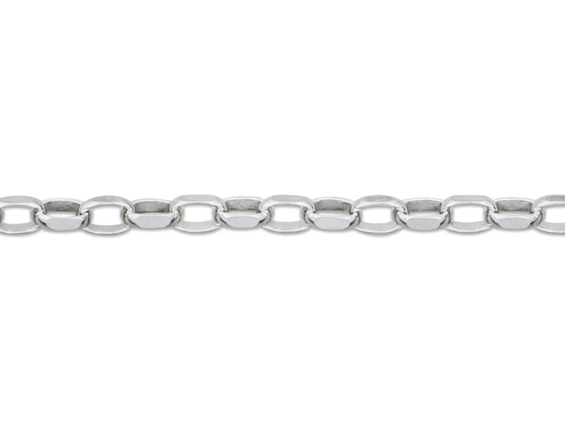 9ct White Gold Belcher Chain (1.7mm)