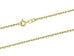 9ct Gold Square Diamond Cut Belcher Chain (2.0mm)