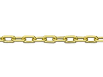 9ct Gold Square Diamond Cut Belcher Chain (2.0mm)