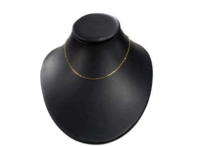 9ct Gold Square Diamond Cut Belcher Chain (2.0mm)