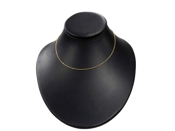 18ct Yellow Gold Spiga Chain (1.0mm)