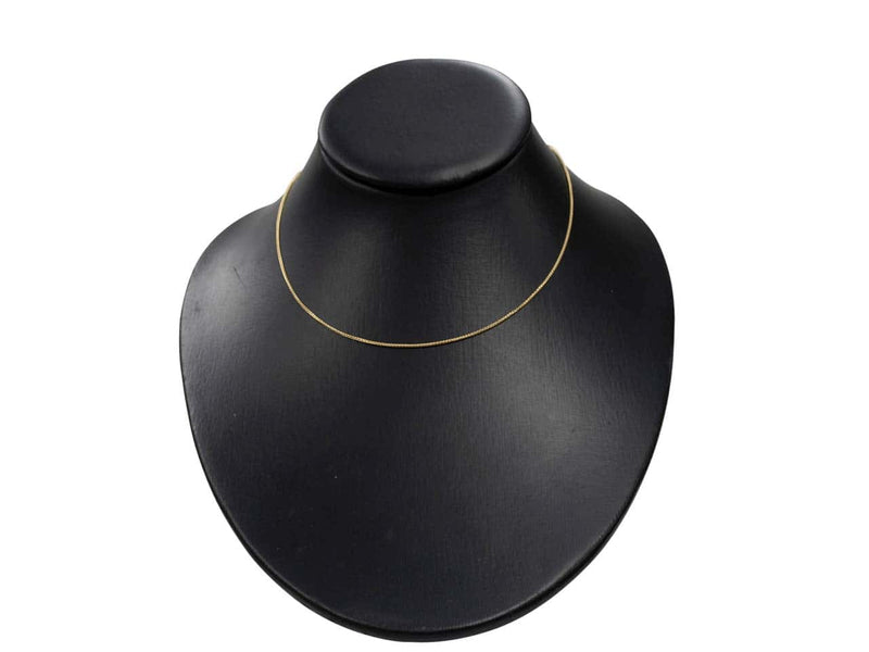 18ct Yellow Gold Spiga Chain (1.0mm)