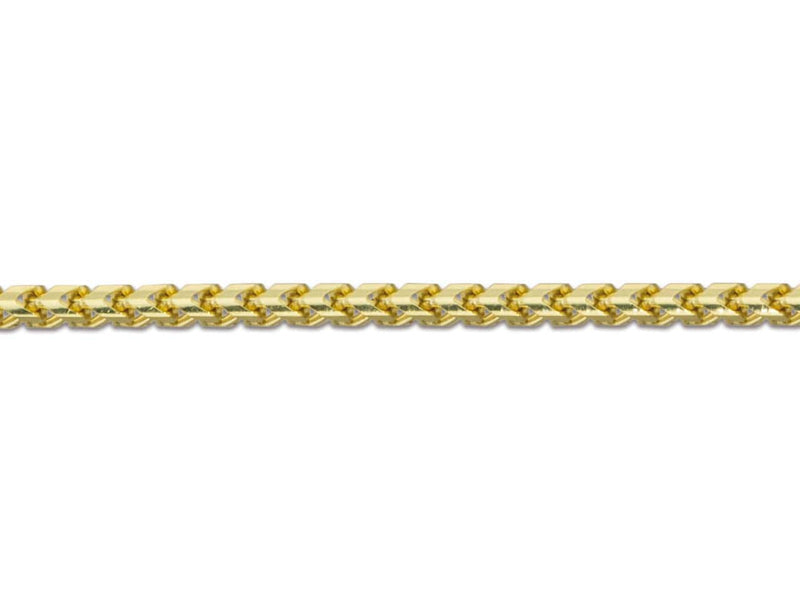18ct Yellow Gold Franco Chain (1.0mm)