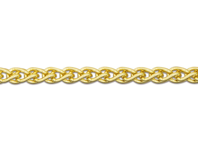 18ct Yellow Gold Spiga Chain (1.5mm)