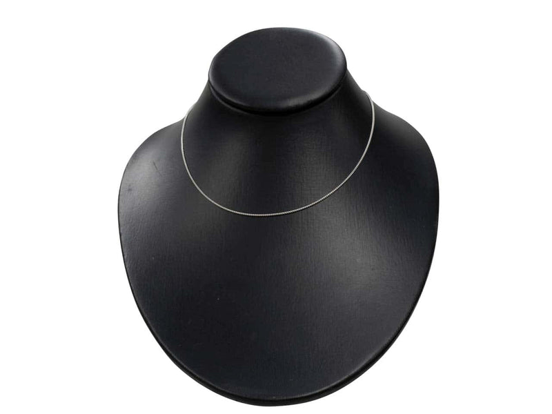 18ct White Gold Spiga Chain (1.0mm)