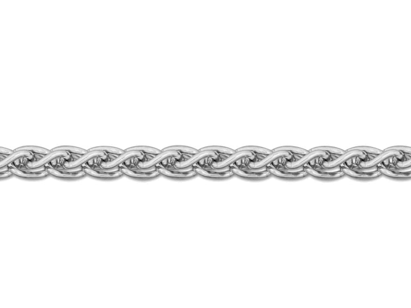 18ct White Gold Spiga Chain (1.5mm)