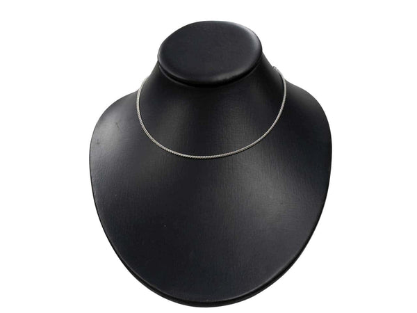 18ct White Gold Spiga Chain (1.5mm)