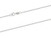 18ct White Gold Diamond Cut Curb Chain (0.9mm)