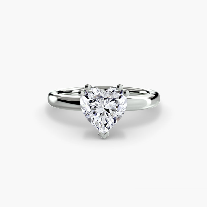 Heart shape diamond ring