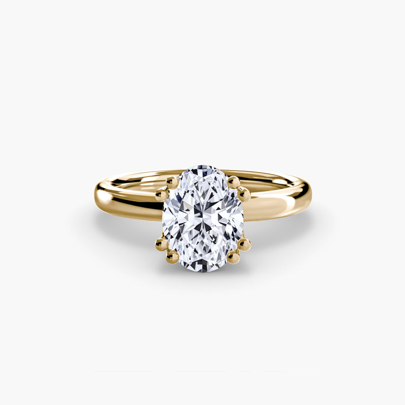 Rose gold diamond ring