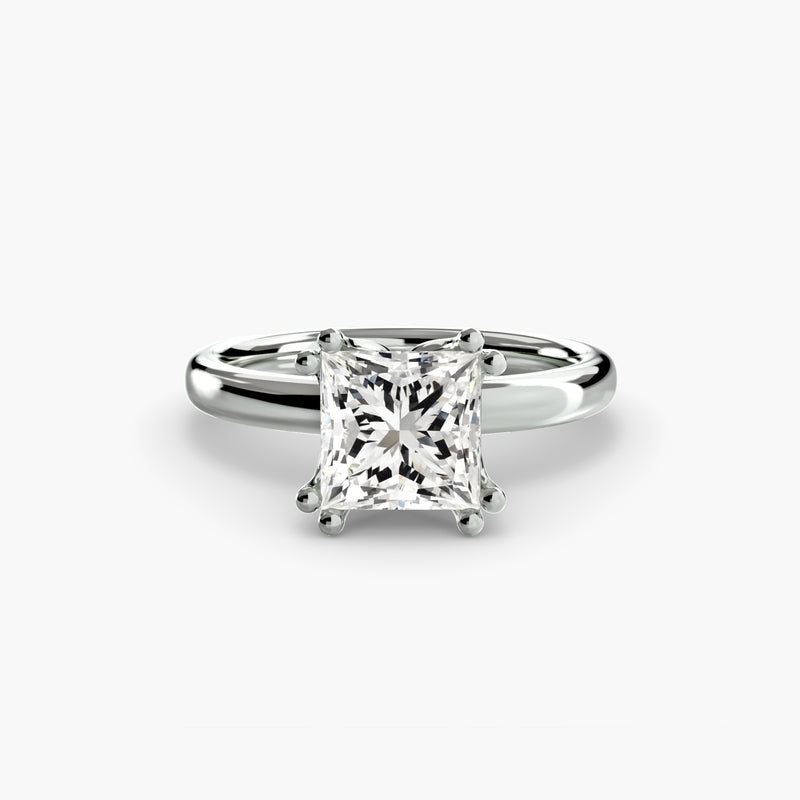 Square shape diamond ring