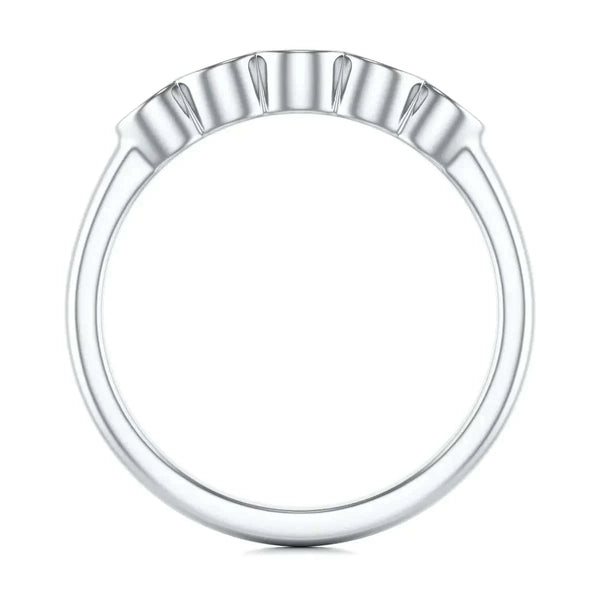  Rose Gold Diamond Emerald   Engagement Ring 