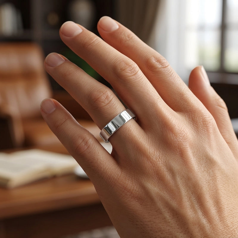 Mens Traditional Court Wedding Ring