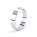 Mens Flat Wedding Ring