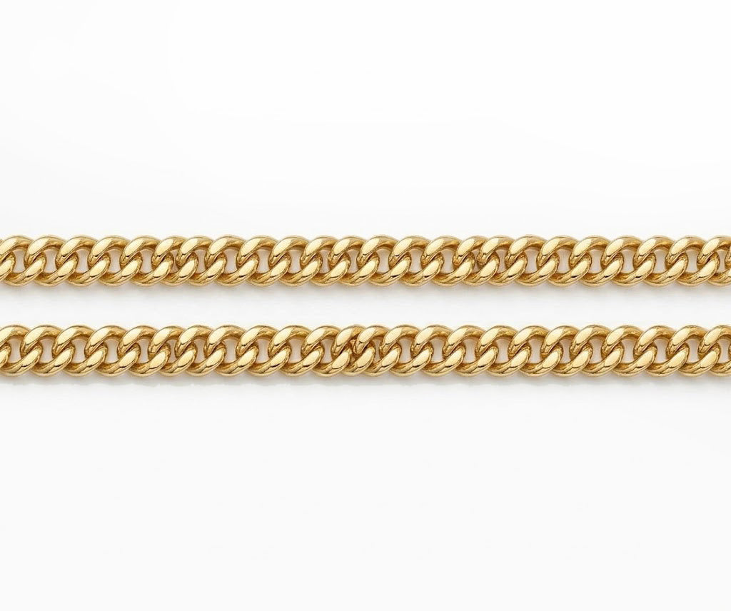 9ct Yellow Gold Curb Chain (3.0mm)