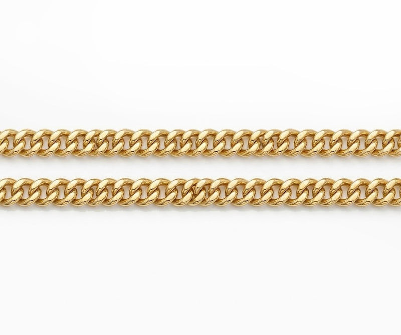 9ct Yellow Gold Curb Chain (2.5mm)