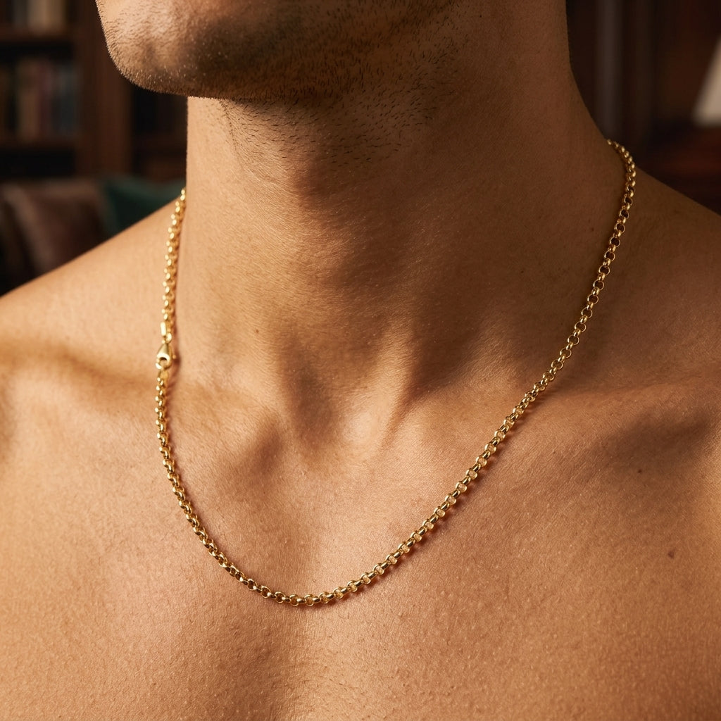 9ct Gold Belcher Chain (2.3mm)