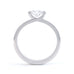 Oval Cut Centre Stone, Twist Shank, Diamond Engagement Ring
