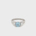 Blue Diamond Ring
