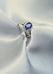 Oval Shape Blue Sapphire Engagement Ring - Diamond Halo Cluster in 18ct Gold and Platinum- Princess Diana Inspired