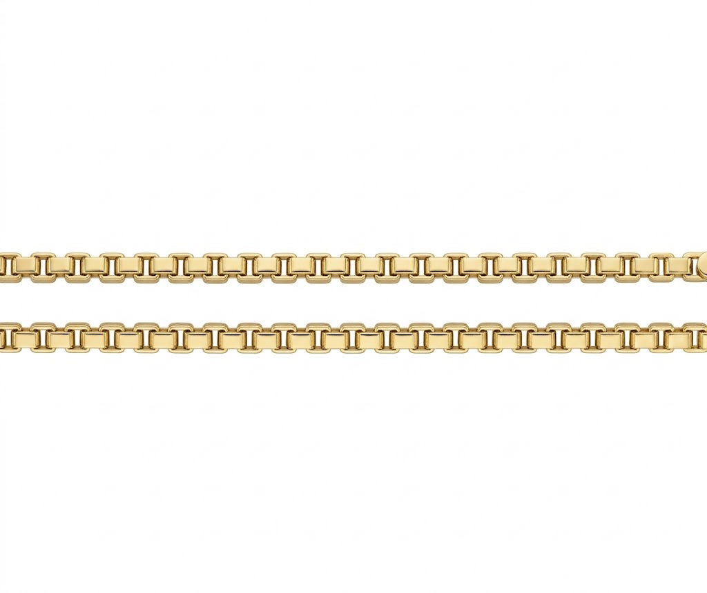 9ct Yellow Gold Venetian Chain (2.6mm)