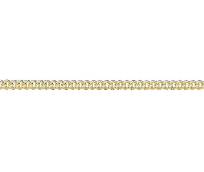 9ct Yellow Gold Curb Chain (2.5mm)