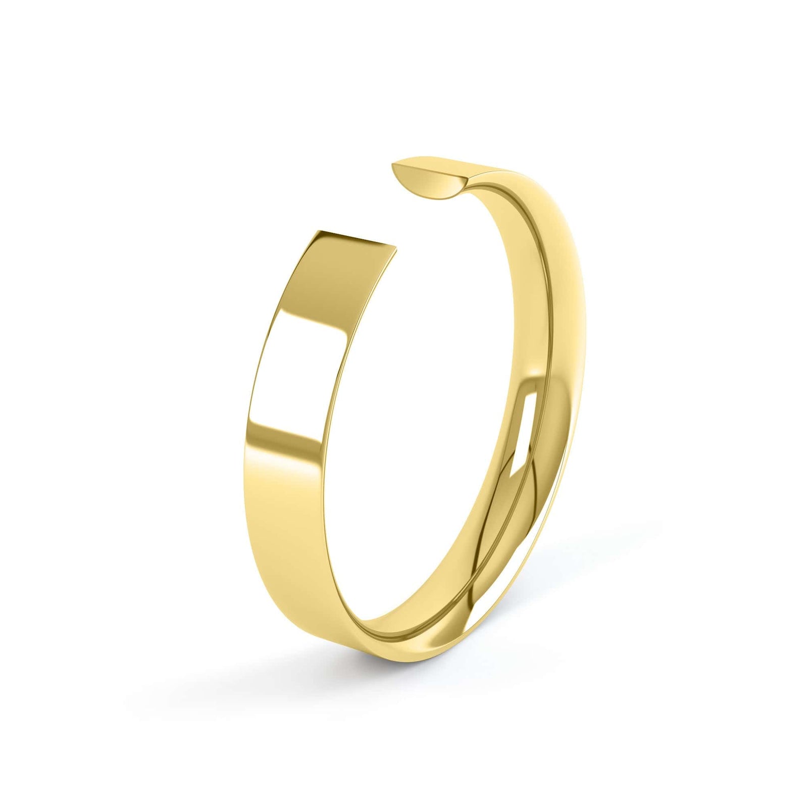 Mens Flat Court Wedding Ring