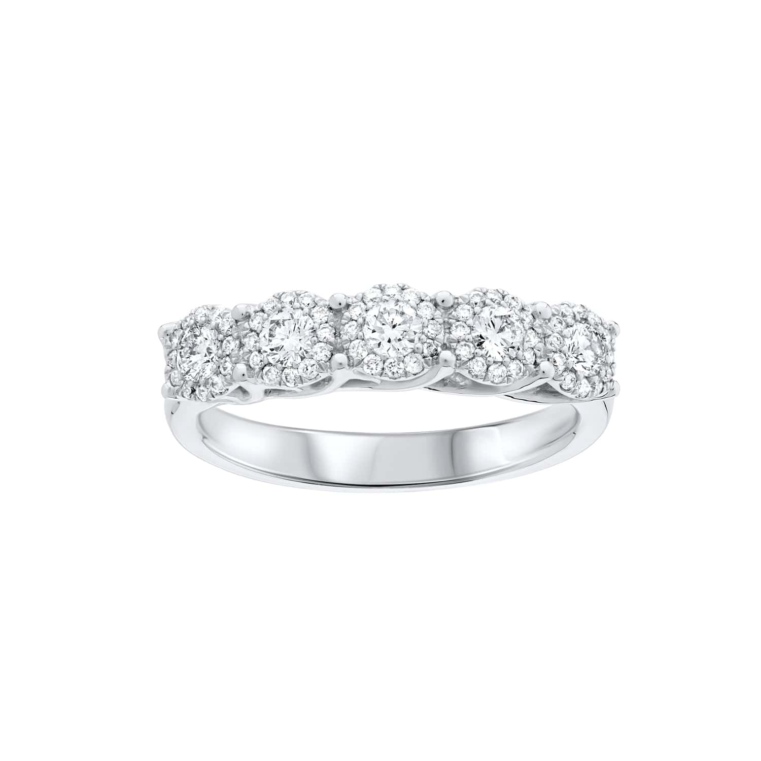 Five Stone Diamond Garland Dress Ring