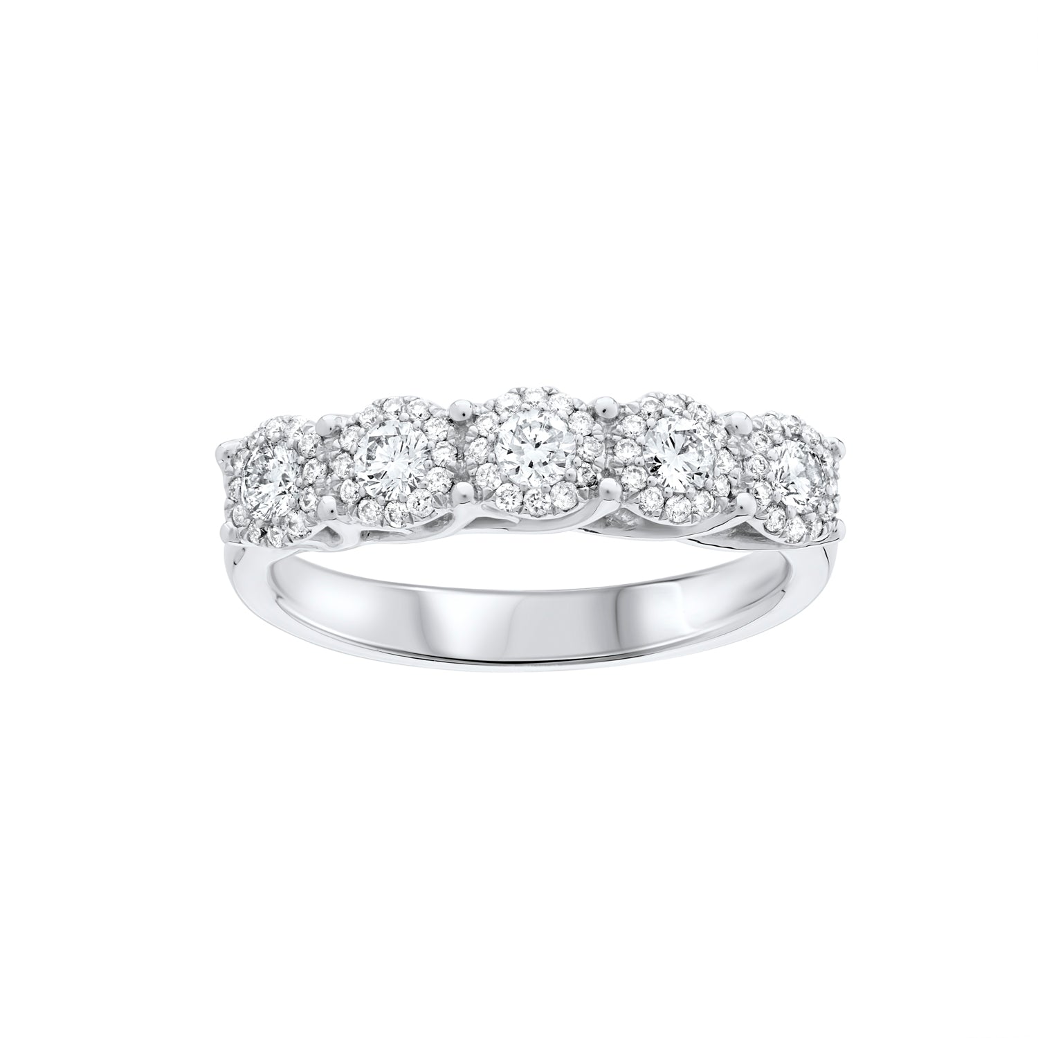 Five Stone Diamond Garland Dress Ring