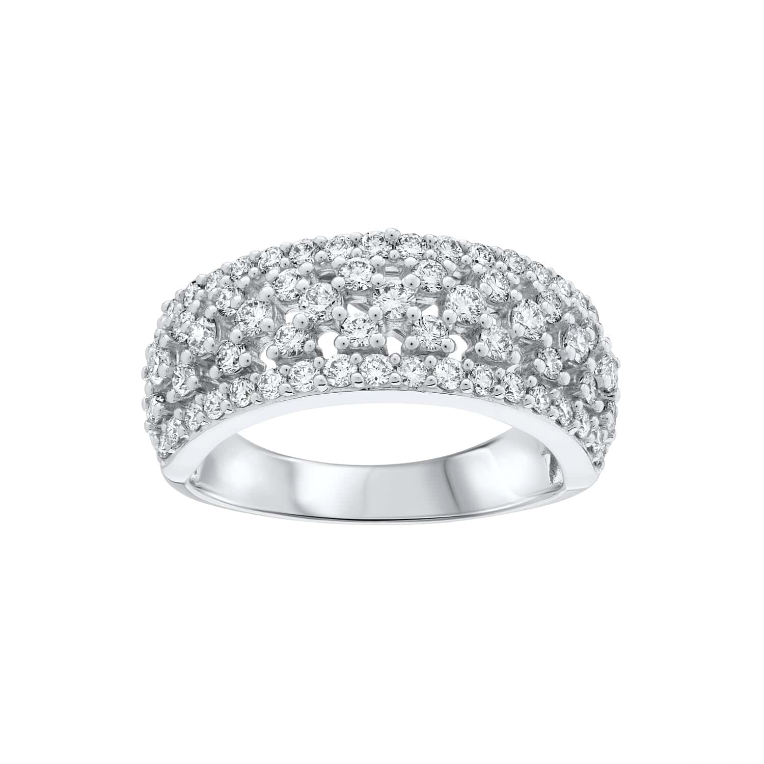 Designer Diamond Multicluster Ring