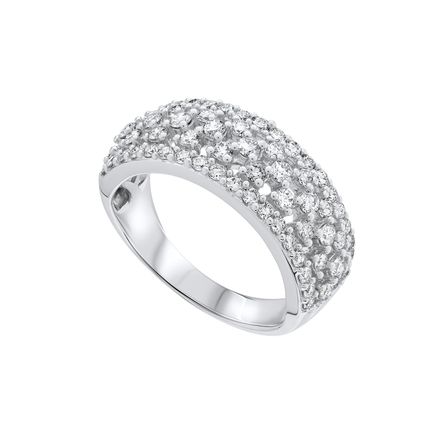 Designer Diamond Multicluster Ring