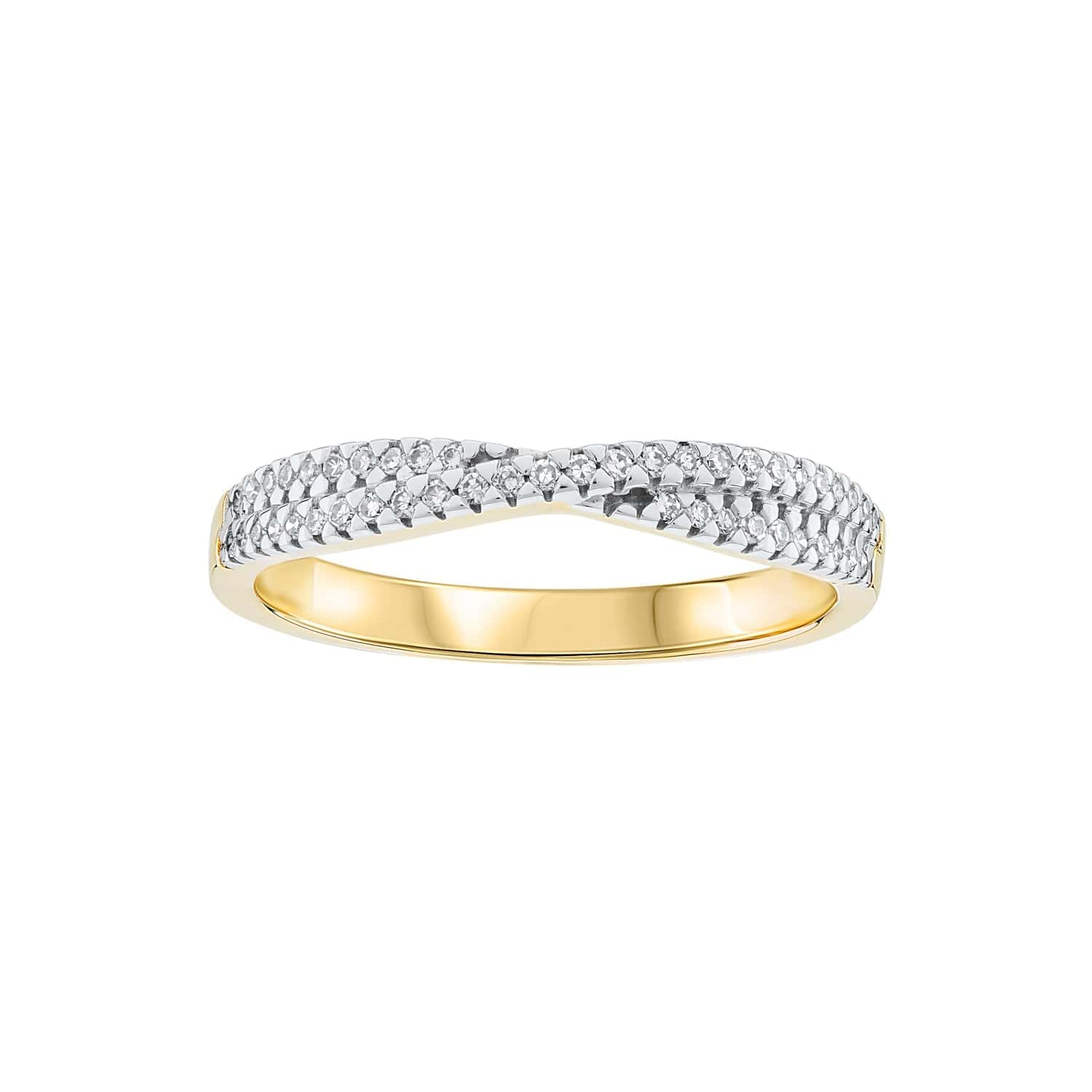 Diamond Double Crossover  Ring