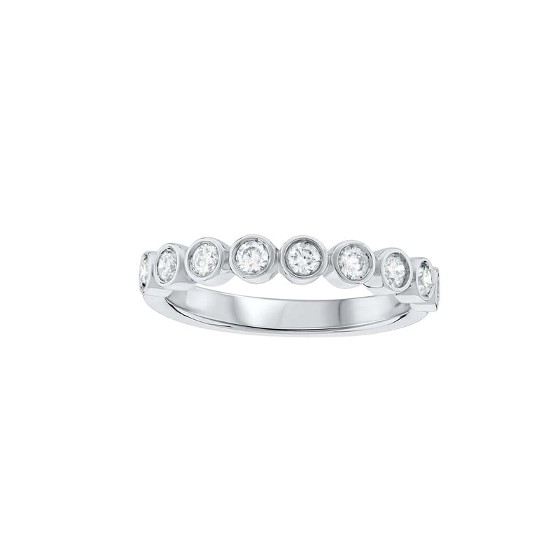 Large Diamond Bubble Rubover Dress Ring
