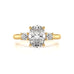 Diamond Engagement Ring- Oval Trilogy