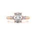 Diamond Engagement Ring- Oval Trilogy